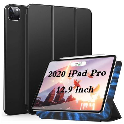 Smart Cover für Apple iPad Pro 12.9 2020 Magnetische Befestigung Schutzhülle Tasch...