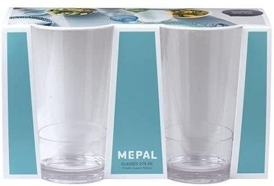 Mepal set glas flow 275 ml 2 stück 106081453100