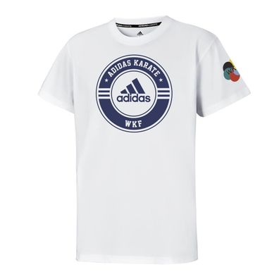 adidas WKF Karate T-Shirt weiss