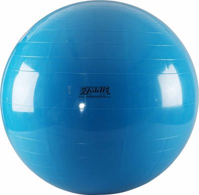 Gymnastikball 65 cm blau, Yoga und Sitz Ball