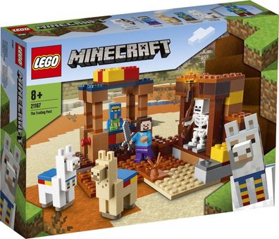 LEGO 21167 Minecraft Der Handelsplatz Bausatz Klemmbausteine Noppensteine
