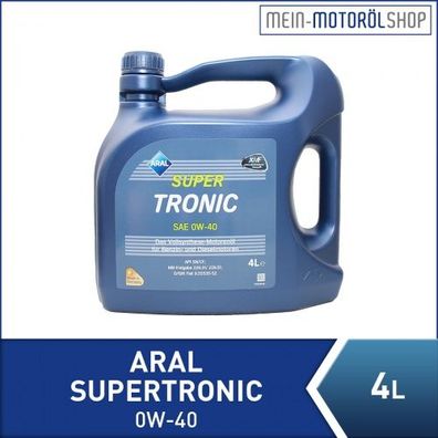 Aral SuperTronic 0W-40 4 Liter