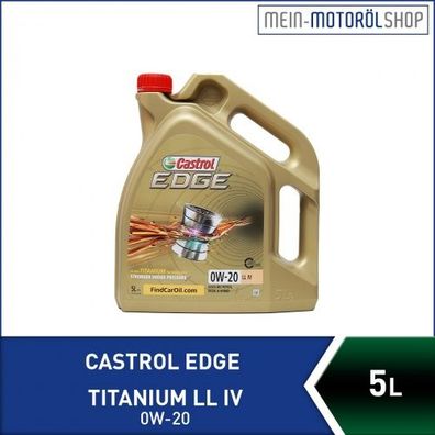Castrol Edge Fluid Titanium 0W-20 LL IV 5 Liter