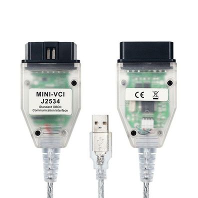 Diagnosekabel Interface MINI VCI J2534 für Toyota und Lexus OBD OBD2 Scanner OBD