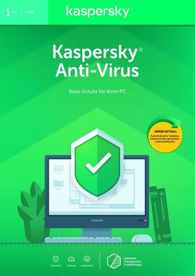 Kaspersky Anti-Virus - 1-Gerät - Box / 1 Jahr