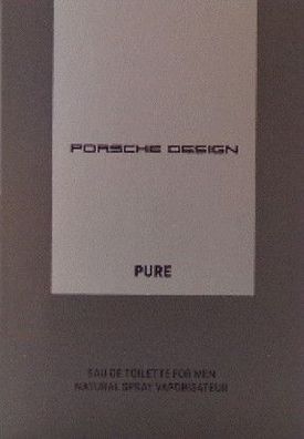 Porsche Design PURE 1,5ml Eau de Toilette Herren Duft Natural Spray - Reisegröße