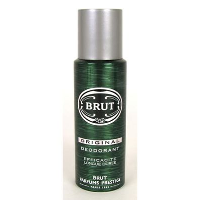 6x 200ml BRUT Deospray Deodorant grüne Sprühflasche zum Sprühen