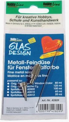 Metall-Feinmaldüse für C2 und GLAS DESIGN
