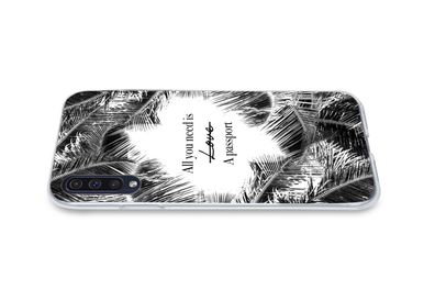 Hülle für Samsung Galaxy A50 - Sprichwörter - Zitate - Alles, was du brauchst, ist ei