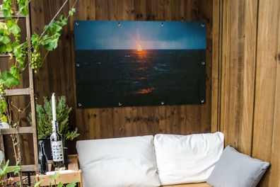 Gartenposter - 120x80 cm - Seelandschaft in der Nähe der Niederlande (Gr. 120x80 cm)