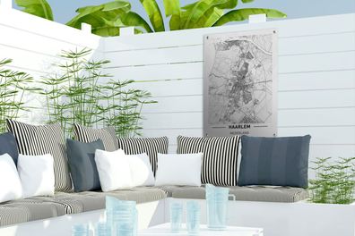 Gartenposter - 40x60 cm - Stadtplan von Haarlem (Gr. 40x60 cm)