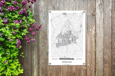 Gartenposter - 60x90 cm - Stadtplan Roosendaal (Gr. 60x90 cm)