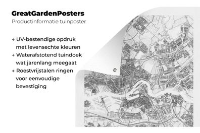 Gartenposter - 40x60 cm - Stadtplan Rotterdam (Gr. 40x60 cm)