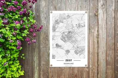 Gartenposter - 40x60 cm - Stadtplan von Zeist (Gr. 40x60 cm)