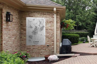 Gartenposter - 80x120 cm - Stadtplan von Alkmaar (Gr. 80x120 cm)