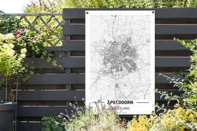 Gartenposter - 80x120 cm - Stadtplan von Apeldoorn (Gr. 80x120 cm)