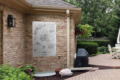 Gartenposter - 80x120 cm - Stadtplan von Zeist (Gr. 80x120 cm)
