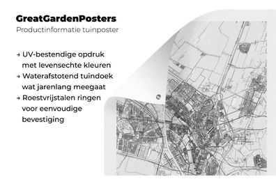 Gartenposter - 60x90 cm - Utrecht Stadtplan (Gr. 60x90 cm)