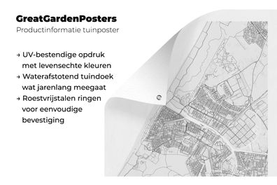 Gartenposter - 60x90 cm - Stadtplan von Katwijk (Gr. 60x90 cm)