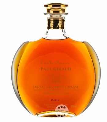 Paul Giraud Cognac Vieille Réserve Carafe Hélianthe (, 0,7 Liter) (40 % Vol., hide)
