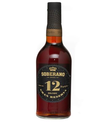 Soberano 12 Jahre Gran Reserva Brandy (38 % Vol., 0,7 Liter) (38 % Vol., hide)