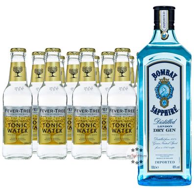 Bombay Sapphire Gin & Fever Tree Tonic Set (40 % vol., 3,2 Liter) (40 % vol., hide)