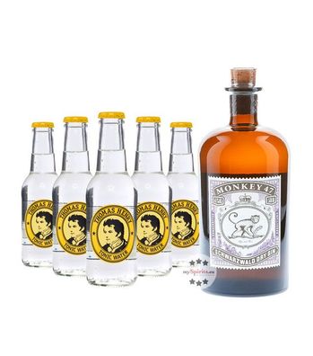 Monkey 47 Dry Gin & Thomas Henry Tonic Set (47 % vol., 1,5 Liter) (47 % vol., hide)