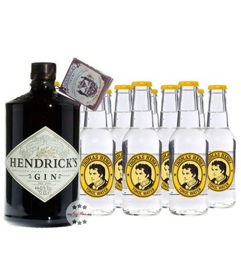 Hendrick?s Gin & Thomas Henry Tonic Set (44 % vol., 2,9 Liter) (44 % vol., hide)