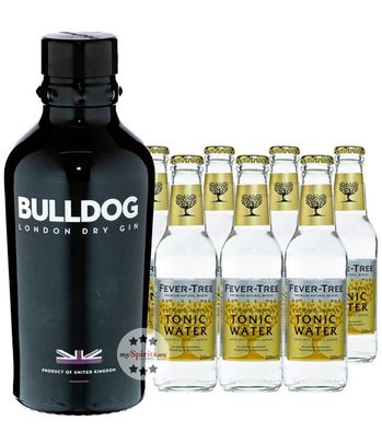 Bulldog Gin & Fever-Tree Indian Tonic Set (40 % vol., 2,1 Liter) (40 % vol., hide)
