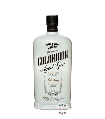 Dictador Ortodoxy Premium Colombian Aged Gin (43 % Vol., 0,7 Liter)