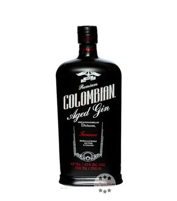 Dictador Treasure Premium Colombian Aged Gin (43 % Vol., 0,7 Liter) (43 % Vol., hide)