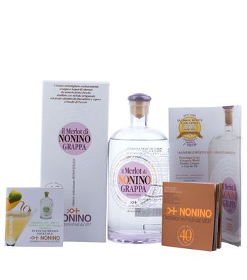 Il Merlot di Nonino Grappa Monovitigno (41 % vol., 0,7 Liter) (41 % vol., hide)