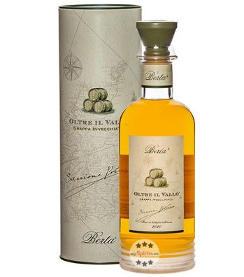 Berta Oltre Il Vallo - Grappa Invecchiata Whisky Finish (43 % vol., 0,7 Liter) (43 %