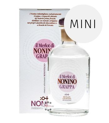 Il Merlot di Nonino Grappa Monovitigno (41 % vol., 0,1 Liter) (41 % vol., hide)