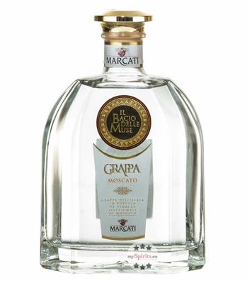 Marcati Grappa Moscato ?Il Bacio delle Muse? (40 % vol., 0,7 Liter) (40 % vol., hide)