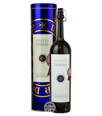 Poli Grappa Barili di Sassicaia (40 % vol., 0,5 Liter) (40 % vol., hide)