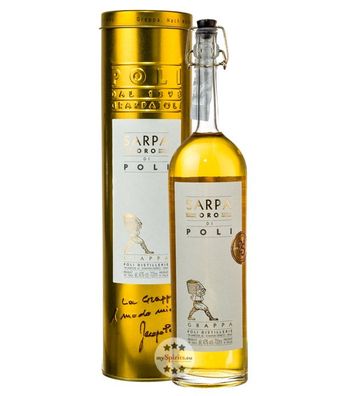 Poli Grappa Sarpa Oro di Poli (40 % vol., 0,7 Liter) (40 % vol., hide)