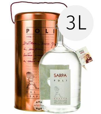 Poli Grappa Sarpa di Poli Big Mama 3 L (40 % vol., 3,0 Liter) (40 % vol., hide)