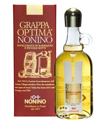 Nonino Grappa Optima (41 % vol., 0,7 Liter) (41 % vol., hide)