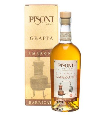 Pisoni Grappa Amarone Barricata (45 % Vol., 0,7 Liter) (45 % Vol., hide)