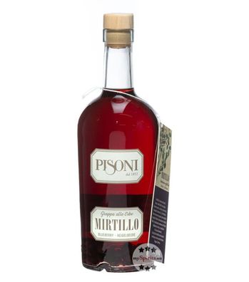 Pisoni Grappa Mirtillo - Heidelbeere (, 0,7 Liter) (40 % Vol., hide)