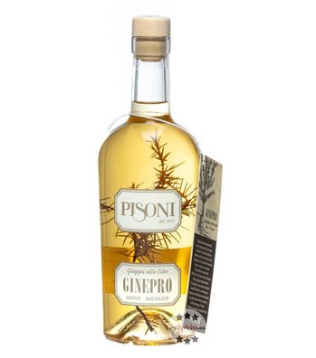 Pisoni Grappa Ginepro - Wacholder (, 0,7 Liter) (40 % Vol., hide)