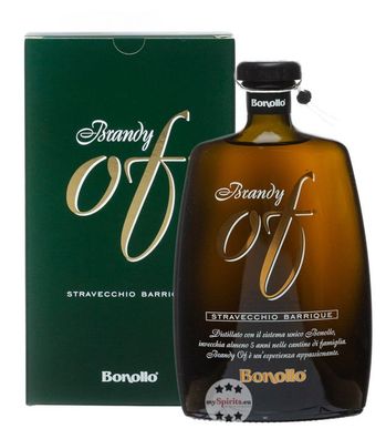 Bonollo Brandy of Stravecchio Barrique (, 0,7 Liter) (40 % Vol., hide)
