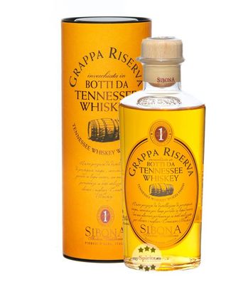 Sibona Grappa Riserva Botti da Tennessee Whiskey (, 0,5 Liter) (40 % Vol., hide)