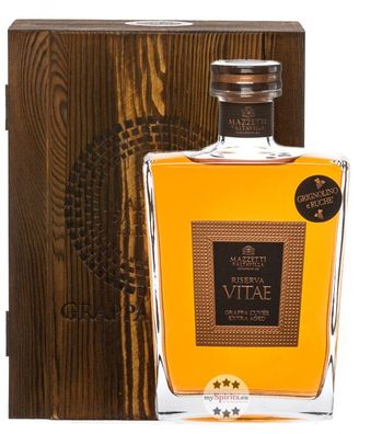 Mazzetti Vitae Grappa Riserva (43 % Vol., 0,7 Liter) (43 % Vol., hide)