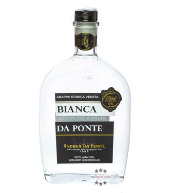 Andrea da Ponte Bianca Da Ponte Grappa (, 0,5 Liter) (40 % Vol., hide)
