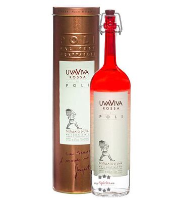 Poli UvaViva Rossa Brand aus Trauben (, 0,7 Liter) (40 % Vol., hide)