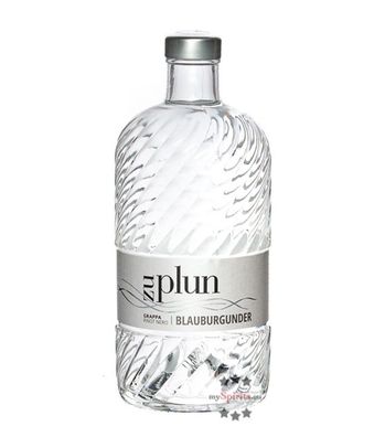 Zu Plun Blauburgunder Grappa (42 % Vol., 0,5 Liter) (42 % Vol., hide)