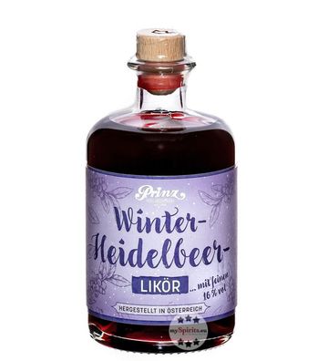 Prinz Winter-Heidelbeer-Likör (16 % Vol., 0,5 Liter) (16 % Vol., hide)