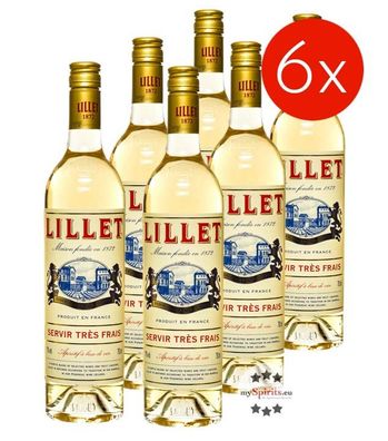 Lillet Blanc 6er-Paket (17 % vol., 4,5 Liter) (17 % vol., hide)